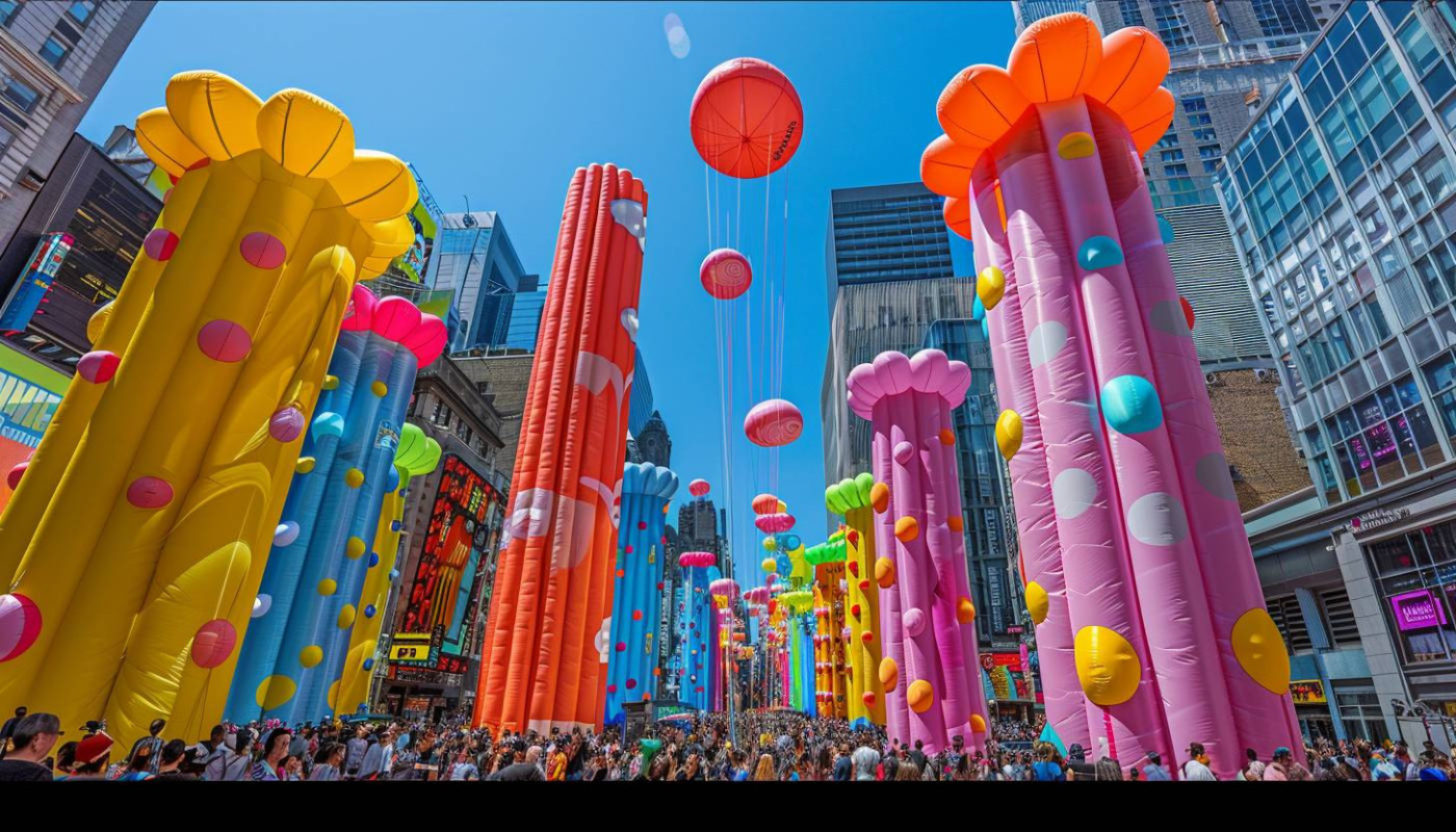 Comment les structures gonflables géantes transforment la publicité visuelle