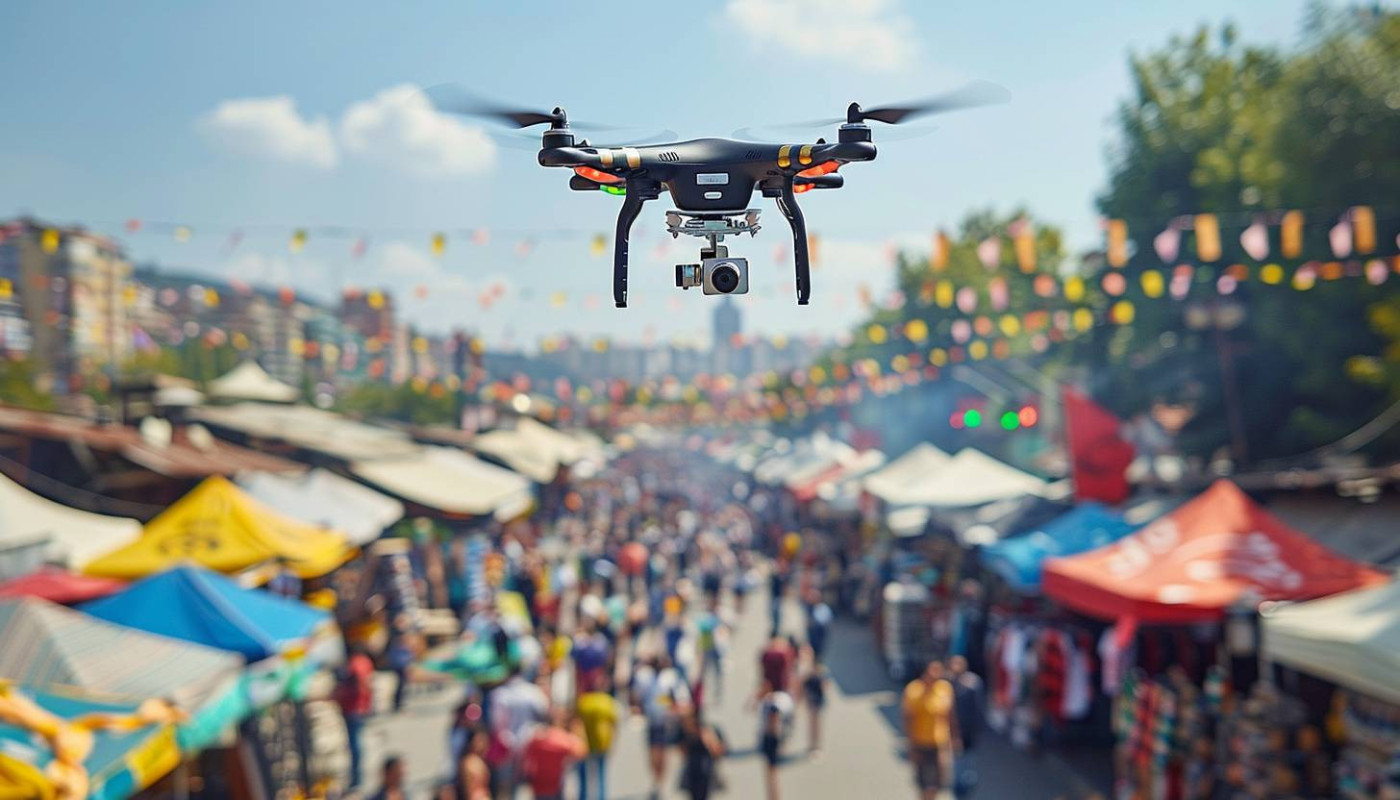 Comment les technologies aériennes révolutionnent la publicité événementielle